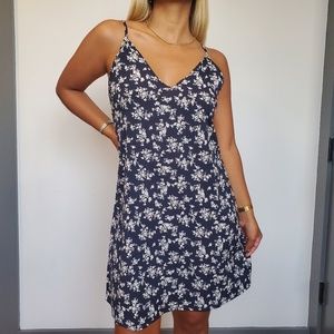 Floral dress navy